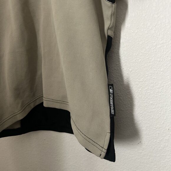 NEMA Womens Bicycle Jersey Tan/Black side Cycling Jersey Pockets Medium - Picture 3 of 10